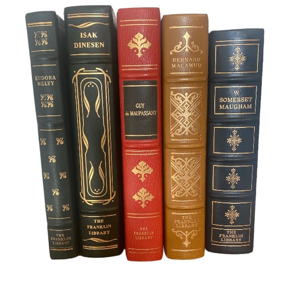 Vtg. Leatherbound The Franklin Library 5 Book Set - Picture 2 of 16